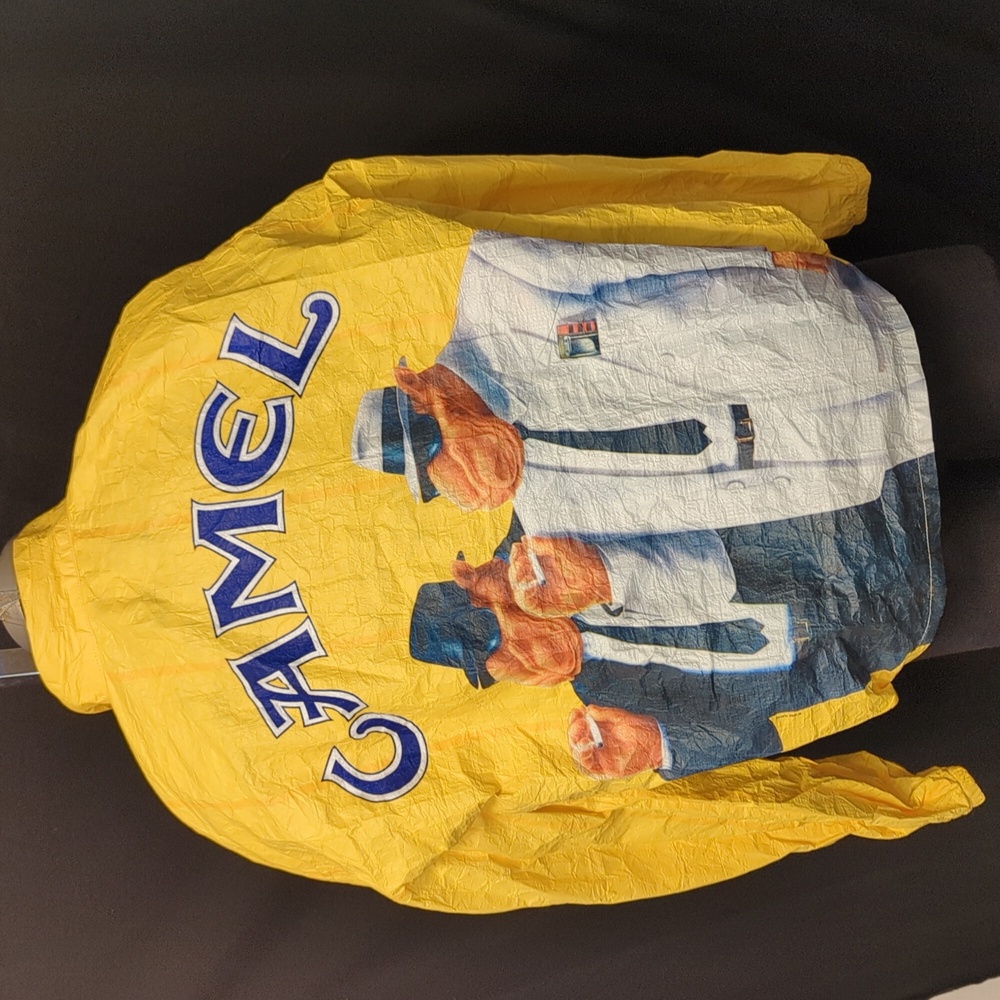 Vintage Camel "Joe Cool" XL Promotional Coated Paper Zip Jacket